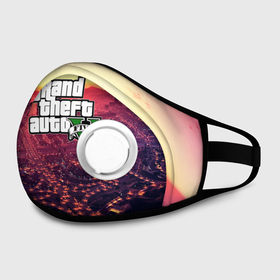 Маска из неопрена с принтом Gta V Five в Ханты-Майнсийске, неопрен 100% | Форма огибающая нос. Резинки для ушей с дополнительной резинкой на затылке. Клапан для выдоха для активного дыхания при занятиях спортом. Эластичный материал маски и окантовки для лучшего растяжения и прилегания маски.  | game | gta | gta 5 | gta inline | gta rp | gta sa | gta samp | gta v | gta vice city | los santos | news | rockstar game | vice city | гта | гта 5 | гта вайс сити | гта са | девушкам | игра | лос сантос | мальчикам | самп