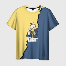 Мужская футболка 3D с принтом Fallout logo boy , 100% полиэфир | прямой крой, круглый вырез горловины, длина до линии бедер | boy | fallout | game | newvegas | nukacola | shelter | апокалипсис | вегас | война | игра | игроман | компьютерные | лого | логотип | логотипигры | наездник | оружие | персонажи | постапокалипсис | свобода | симулятор