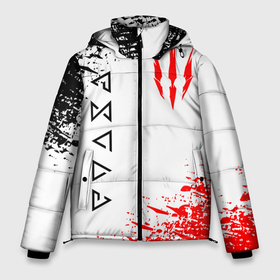 Мужская зимняя куртка 3D с принтом THE WITCHER в Белгороде, верх — 100% полиэстер; подкладка — 100% полиэстер; утеплитель — 100% полиэстер | длина ниже бедра, свободный силуэт Оверсайз. Есть воротник-стойка, отстегивающийся капюшон и ветрозащитная планка. 

Боковые карманы с листочкой на кнопках и внутренний карман на молнии. | geralt | the witcher | the witcher wild hunt | witcher | ведьмак | ведьмак 3 | геральт | сериал