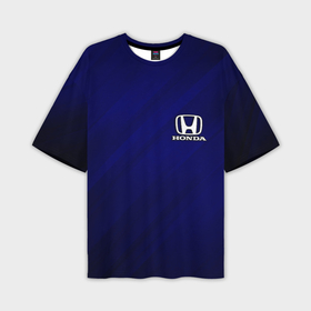 Мужская футболка oversize 3D с принтом Honda ,  |  | honda | авто | автомобиль | логотип | марка | машина | надпись | текстура | хонда