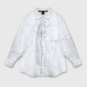 Мужская рубашка oversize 3D с принтом Афродита в Курске,  |  | афродита | скульптура | статуя