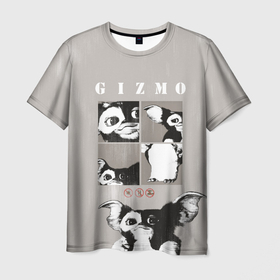 Мужская футболка 3D с принтом GIZMO в Тюмени, 100% полиэфир | прямой крой, круглый вырез горловины, длина до линии бедер | gizmo | gremlins | mogwai | vdzajul | гизмо | гремлины | магвай