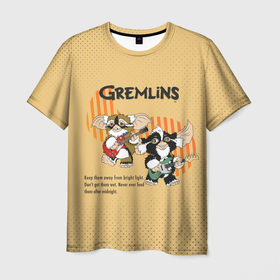 Мужская футболка 3D с принтом Gremlins в Тюмени, 100% полиэфир | прямой крой, круглый вырез горловины, длина до линии бедер | gizmo | gremlins | mogwai | vdzajul | гизмо | гремлины | магвай