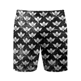 Мужские шорты спортивные с принтом Гремлины ,  |  | Тематика изображения на принте: gizmo | gremlins | mogwai | vdzajul | гизмо | гремлины | магвай