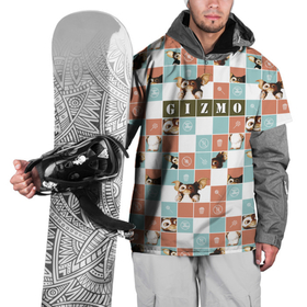 Накидка на куртку 3D с принтом Найди гизмо в Курске, 100% полиэстер |  | gizmo | gremlins | mogwai | vdzajul | гизмо | гремлины | магвай