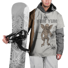 Накидка на куртку 3D с принтом YUM YUM в Курске, 100% полиэстер |  | gizmo | gremlins | mogwai | vdzajul | гизмо | гремлины | магвай