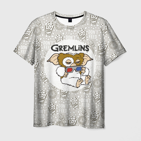 Мужская футболка 3D с принтом Gremlins , 100% полиэфир | прямой крой, круглый вырез горловины, длина до линии бедер | gizmo | gremlins | mogwai | vdzajul | гизмо | гремлины | магвай