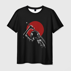 Мужская футболка 3D с принтом Химура Кэнсин Самурай Х , 100% полиэфир | прямой крой, круглый вырез горловины, длина до линии бедер | japan | kenshi | kenshin | kensi | ninja | samurai | аниме | батусай | бродяга | бусидо | воина | икс | кандзи | кенси | кенсин | ниндзя | путь | ронин | сагара | самурай | самурайикс | самурайх | сано | саносуке | санотцуке