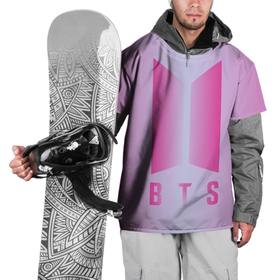 Накидка на куртку 3D с принтом BTS , 100% полиэстер |  | Тематика изображения на принте: bts | bts logo | градиент | минимализм | музыкальная группа