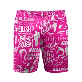 Мужские шорты спортивные с принтом BILLIE EILISH  БИЛЛИ АЙЛИШ в Курске,  |  | be | billie | billie eilish | blohsh | ghoul | билли | билли айлиш | биляш