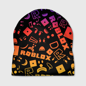 Шапка 3D с принтом ROBLOX | РОБЛОКС в Петрозаводске, 100% полиэстер | универсальный размер, печать по всей поверхности изделия | dynablocks | for kids | funny | roblox | robux | roleplay | белый | блоки | вселенная | герои | красный | кубики | роблокс | симулятор