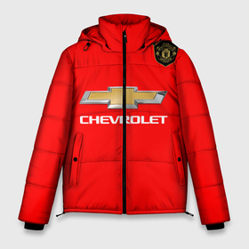 Мужская зимняя куртка 3D с принтом Манчестер Юнайтед форма 2020 в Тюмени, верх — 100% полиэстер; подкладка — 100% полиэстер; утеплитель — 100% полиэстер | длина ниже бедра, свободный силуэт Оверсайз. Есть воротник-стойка, отстегивающийся капюшон и ветрозащитная планка. 

Боковые карманы с листочкой на кнопках и внутренний карман на молнии. | Тематика изображения на принте: manchester unitid | manunited | mu. | англия | апл | манчестер юнайтед | манюнайтед | мю
