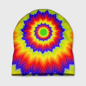 Шапка 3D с принтом Tie-Dye , 100% полиэстер | универсальный размер, печать по всей поверхности изделия | abstract | colorful | dye | gradient | texture | tie | абстракция | градиент | дай | тай | текстура | цветной