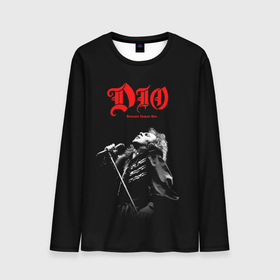 Мужской лонгслив 3D с принтом Dio 6 в Екатеринбурге, 100% полиэстер | длинные рукава, круглый вырез горловины, полуприлегающий силуэт | dio | hard | rock | ronnie james dio | дио | рок | хард