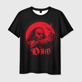 Мужская футболка 3D с принтом Dio #13 в Курске, 100% полиэфир | прямой крой, круглый вырез горловины, длина до линии бедер | dio | hard | rock | ronnie james dio | дио | рок | хард