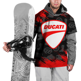 Накидка на куртку 3D с принтом DUCATI [2] в Новосибирске, 100% полиэстер |  | Тематика изображения на принте: ducati | moto | дукати | мото | мотоцикл