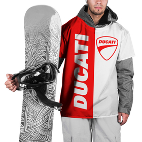 Накидка на куртку 3D с принтом DUCATI [4] в Кировске, 100% полиэстер |  | ducati | moto | дукати | мото | мотоцикл