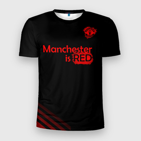Мужская футболка 3D спортивная с принтом Манчестер Юнайтед Красный 2020 в Кировске, 100% полиэстер с улучшенными характеристиками | приталенный силуэт, круглая горловина, широкие плечи, сужается к линии бедра | manchester unitid | manunited | mu. | англия | апл | манчестер юнайтед | манюнайтед | мю
