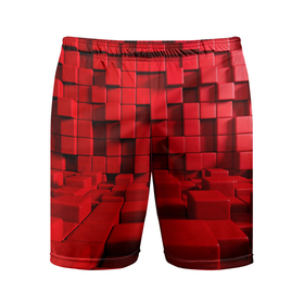 Мужские шорты спортивные с принтом 3D кубики в Санкт-Петербурге,  |  | 3d кубики | 3д кубики | sport | абстракция | брызги | краска | кубики | линии | паттерн | спорт | спортивная | спортивный стиль | стиль | текстуры | тренировка | узор