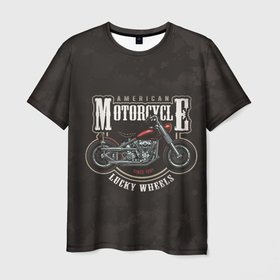 Мужская футболка 3D с принтом American Motorcycle (Z) в Екатеринбурге, 100% полиэфир | прямой крой, круглый вырез горловины, длина до линии бедер | 2020 | auto | bike | moto | motorcycle | sport | авто | автомобиль | автомобильные | байк | бренд | марка | машины | мото | мотоциклы | спорт