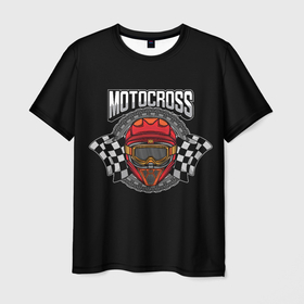 Мужская футболка 3D с принтом Motocross Champion (Z) в Екатеринбурге, 100% полиэфир | прямой крой, круглый вырез горловины, длина до линии бедер | Тематика изображения на принте: 2020 | auto | bike | moto | motorcycle | sport | авто | автомобиль | автомобильные | байк | бренд | марка | машины | мото | мотоциклы | спорт