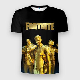 Мужская футболка 3D спортивная с принтом FORTNITE GOLD SQUAD , 100% полиэстер с улучшенными характеристиками | приталенный силуэт, круглая горловина, широкие плечи, сужается к линии бедра | 2 часть | 3 season | 3 сезон | fortnite | gold | midas | squad | мидас | фортнайт