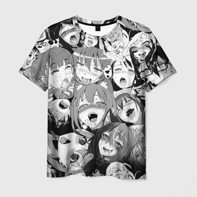 Мужская футболка 3D с принтом СЕНПАЙ / SENPAI в Курске, 100% полиэфир | прямой крой, круглый вырез горловины, длина до линии бедер | ahegao | kawai | kowai | oppai | otaku | senpai | sugoi | waifu | yandere | ахегао | ковай | отаку | сенпай | яндере