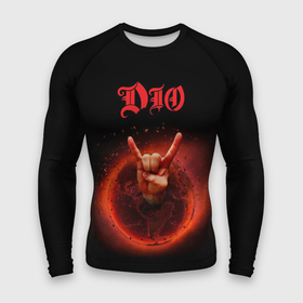 Мужской рашгард 3D с принтом Dio 37 в Кировске,  |  | dio | hard | rock | ronnie james dio | дио | рок | хард