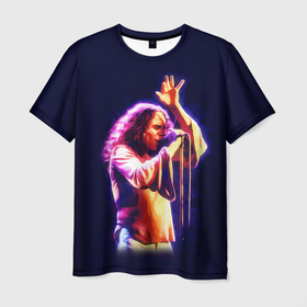 Мужская футболка 3D с принтом Dio 39 в Тюмени, 100% полиэфир | прямой крой, круглый вырез горловины, длина до линии бедер | dio | hard | rock | ronnie james dio | дио | рок | хард