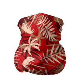 Бандана-труба 3D с принтом ТРОПИЧЕСКИЕ ПАЛЬМЫ. в Тюмени, 100% полиэстер, ткань с особыми свойствами — Activecool | плотность 150‒180 г/м2; хорошо тянется, но сохраняет форму | 2020 | tropical | лето | лето2020 | листья | пальмы | тропические пальмы