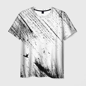 Мужская футболка 3D с принтом ШТРИХИ. , 100% полиэфир | прямой крой, круглый вырез горловины, длина до линии бедер | 2020 | абстракция | геометрия | лето | лето2020 | полосы | фигуры | штрихи | штриховка