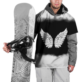Накидка на куртку 3D с принтом Im an angel , 100% полиэстер |  | angel | birds | fly | wings | ангел | бабочка | богиня | воздушный | демон | дым | космос | крылья | лебедь | летать | летучий | милые | мифические | небесный | небо | облако | пегас | перья | прикольные | птица | рай