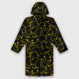 Дождевик унисекс 3D с принтом Покемоны в городе Новоалтайск,  |  | doodling | pikachu | pokemon | textures | дудлинг | желтый покемон | пика пика | пикачу | покемон | покемоны | стикербомбинг | текстуры | фон