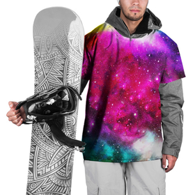 Накидка на куртку 3D с принтом Туманность в Санкт-Петербурге, 100% полиэстер |  | space | stars | абстракция | бесконечный | блестящий | вселенная | галактика | дым | звездная | звезды | космический | космос | краски | лето | материя | небо | неоновый | нло | ночь | облака | планеты | радуга