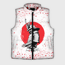 Мужской жилет утепленный 3D с принтом САМУРАЙ В КАПЛЯХ КРОВИ  SAMURAI IN DROPS OF BLOOD (Z) в Белгороде,  |  | samurai | буке | воин | вояк | мононофу | мститель | мушя | ниндзя | сабурай | самурай | самурай в крови | слуга | солдат | цувамоно