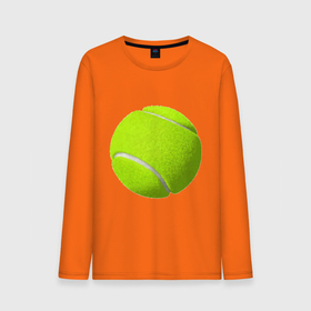 Мужской лонгслив хлопок с принтом Теннис в Новосибирске, 100% хлопок |  | exclusive merch | большой | игра | мяч | спорт | теннис