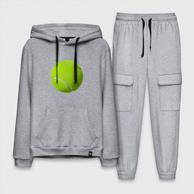 Мужской костюм хлопок с толстовкой с принтом Теннис в Курске,  |  | exclusive merch | большой | игра | мяч | спорт | теннис