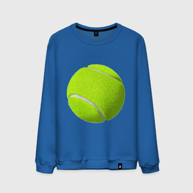 Мужской свитшот хлопок с принтом Теннис в Санкт-Петербурге, 100% хлопок |  | exclusive merch | большой | игра | мяч | спорт | теннис