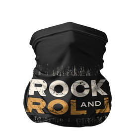 Бандана-труба 3D с принтом Rock and Roll (Z) в Кировске, 100% полиэстер, ткань с особыми свойствами — Activecool | плотность 150‒180 г/м2; хорошо тянется, но сохраняет форму | Тематика изображения на принте: rock | rock and roll | блюз | госпел | драйв | кантри | качайся и катись | музыка | музыкальная | панк | панки | рок | рок н ролл | рокер | хой