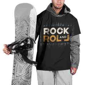 Накидка на куртку 3D с принтом Rock and Roll (Z) в Санкт-Петербурге, 100% полиэстер |  | rock | rock and roll | блюз | госпел | драйв | кантри | качайся и катись | музыка | музыкальная | панк | панки | рок | рок н ролл | рокер | хой