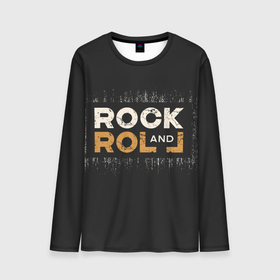 Мужской лонгслив 3D с принтом Rock and Roll (Z) , 100% полиэстер | длинные рукава, круглый вырез горловины, полуприлегающий силуэт | rock | rock and roll | блюз | госпел | драйв | кантри | качайся и катись | музыка | музыкальная | панк | панки | рок | рок н ролл | рокер | хой