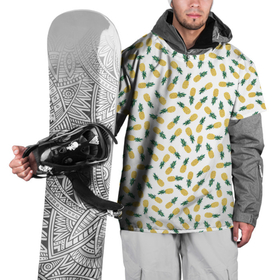 Накидка на куртку 3D с принтом Ананасы , 100% полиэстер |  | Тематика изображения на принте: ананас | жара | желтый | красный | летний принт | лето | минимализм | фрукты | футболка в полоску