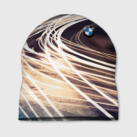 Шапка 3D с принтом BMW в Белгороде, 100% полиэстер | универсальный размер, печать по всей поверхности изделия | bmw | extreme | germany | highway | prestige | speed | track | turn | бмв | германия | поворот | престиж | скорость | трасса | шоссе | экстрим