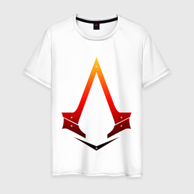 Мужская футболка хлопок с принтом Assassins Creed , 100% хлопок | прямой крой, круглый вырез горловины, длина до линии бедер, слегка спущенное плечо. | cinematic | gameplay | pc | ps4 | trailer | ubisoft | valhalla | прохождение