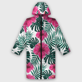 Дождевик унисекс 3D с принтом Гавайский гибискус в городе Новоалтайск,  |  | flower | hawaii | hibiscus | palms | summer | sun | ботаника | гаваи | гавайи | гавайка | гавайская | гибискус | красочная | летняя | лето | листья | отдых | отпуск | пальма | пальмы | пляж | растения | символ