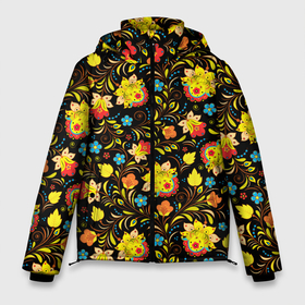 Мужская зимняя куртка 3D с принтом Яркая Хохлома в Екатеринбурге, верх — 100% полиэстер; подкладка — 100% полиэстер; утеплитель — 100% полиэстер | длина ниже бедра, свободный силуэт Оверсайз. Есть воротник-стойка, отстегивающийся капюшон и ветрозащитная планка. 

Боковые карманы с листочкой на кнопках и внутренний карман на молнии. | tatto | tattoo | бесшовная | весенняя | гжель | звезды | зелень | летняя | море | мягкий цвет | океан | орнамент | осенняя | подсолнухи | природа | растения | русский | русский фольклор | русь | тату | узоры