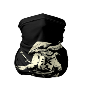 Бандана-труба 3D с принтом Самурай (Z) в Тюмени, 100% полиэстер, ткань с особыми свойствами — Activecool | плотность 150‒180 г/м2; хорошо тянется, но сохраняет форму | ninja | samurai | буке | воин | вояк | мононофу | мститель | мушя | ниндзя | сабурай | самурай | слуга | солдат | цувамоно