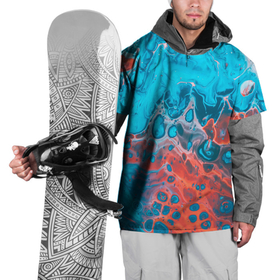 Накидка на куртку 3D с принтом Цветные разводы в Курске, 100% полиэстер |  | textures | абстракция | арт | голубое | красный | море | небо | разные цвета | розовый | текстуры | фон | цветные разводы | цветовые разводы