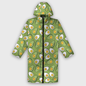 Дождевик унисекс 3D с принтом Avocado and Eggs в городе Новоалтайск,  |  | avo | avocado | avoegg | egg | eggs | авокадо | яйца
