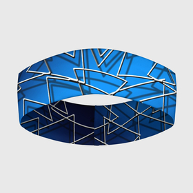 Повязка на голову 3D с принтом Треугольники в Белгороде,  |  | big picture | аннотация | геометрия | картинки | квадраты | многоугольник | прикольные | структура | текстура | тренды | треугольник